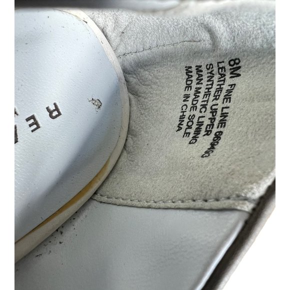 Kenneth Reaction Gray & White Wedges - Picture 6 of 6